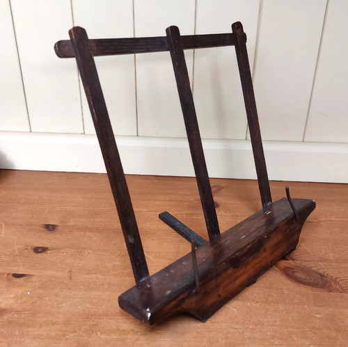 Antique folding music stand