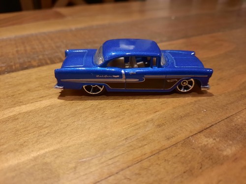 Hot wheels chevy blue - '55,