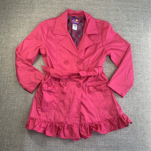 Pink platinum girls rain - girls, coat