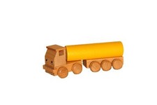 Wooden Toy Tanker Truck