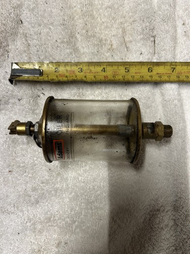 Adams oiler glass brass - adams,