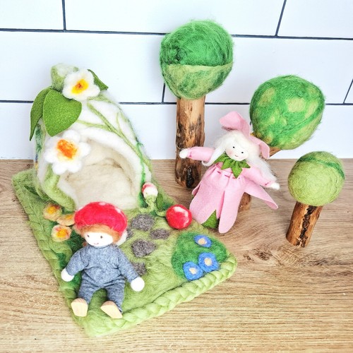 Waldorf hand felted fairy - waldorf,
