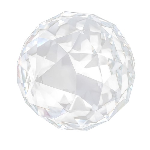 60mm clear cut - cut, crystal