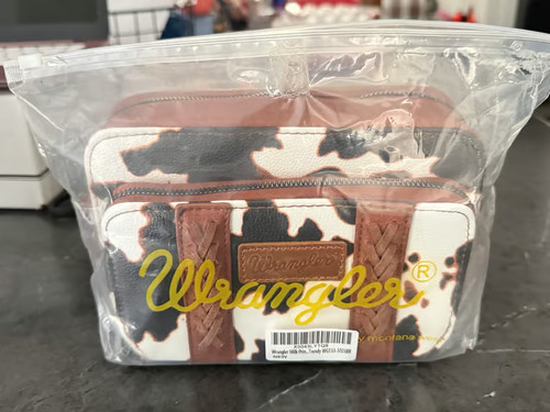 Wrangler cow print - cow,