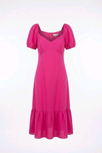 Cute hot pink summer frock - frock, 14