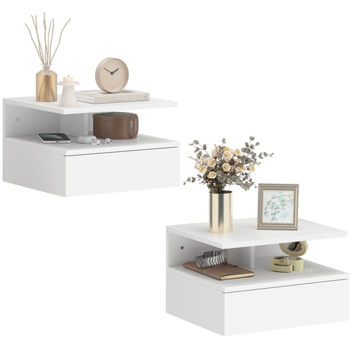 Homcom modern nightstand - homcom,
