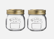2 Round Kilner Jars Screw Top