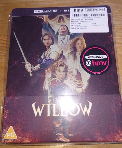 Steelbook willow new sealed - 4k,