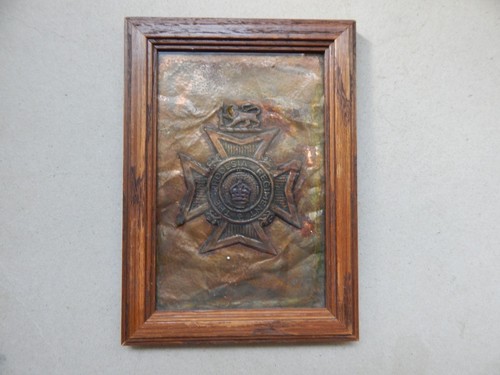 Rhodesia regiment framed badge - regiment,