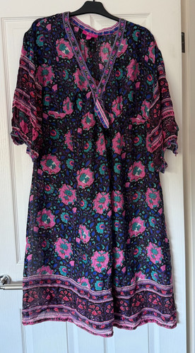 Monsoon summer silk - silk, dress