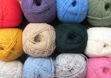400g BALLS WOOLCRAFT 25% WOOL