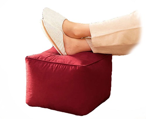 Footstool pouffe cube - footstool,