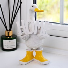 Quackers Home Figurine White