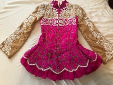 Celtic Couture Girls Irish Dancing Dress Approx Age 8 -12