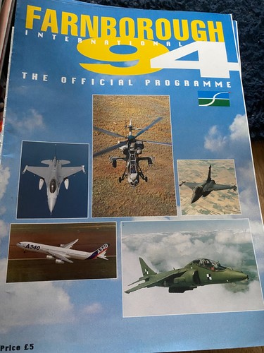 Farnborough air show programme - farnborough,