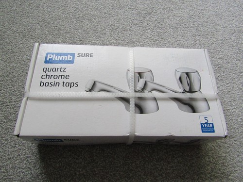 Quartz chrome basin taps