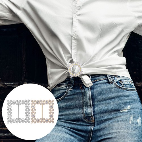 2pcs rhinestone scarf clasp - scarf,
