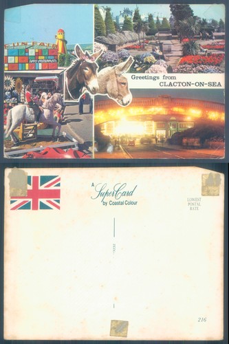 1945 postcard clacton - 1945-,