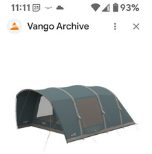 vango harris 500 air tent used once 