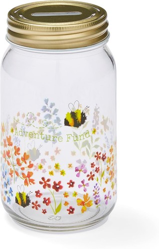 Bee happy savings jar - bee,