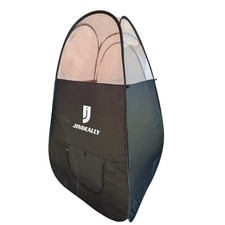 Professional Pop-Up Spray Tan Tent Portable Booth Clear Top Black - Spray Tent
