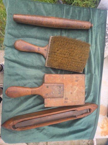 Antique wooden textile loom - antique,