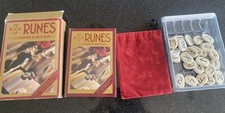 The Book Of Runes Ralph Blum 10th Anniversary. Rare 1993. Complete set 