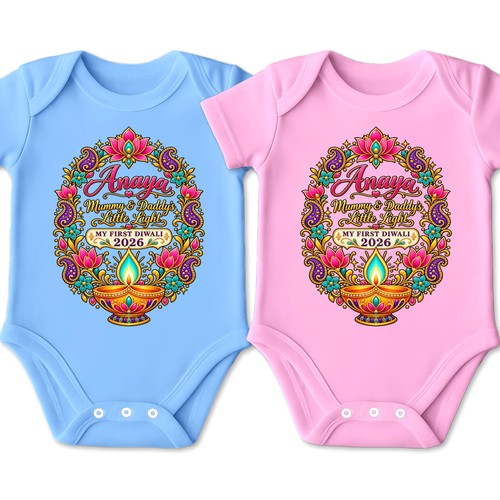 Personalised first diwali - personalised, baby