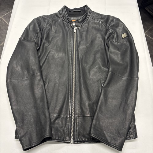 Hugo boss black - black, leather