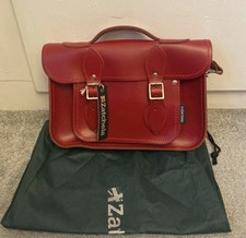 Zatchel Red Satchel Bag