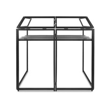 Folding DJ Booth Screen for Mobile Table Top Deck Stand with light bridge 
