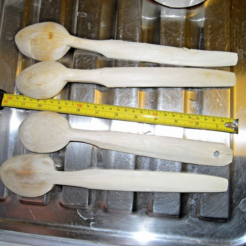 Hand carved wooden - wooden, spoons