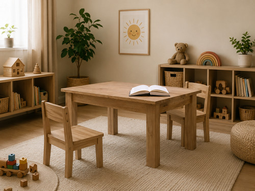 Solid oak lyon 2 coffee - lyon,