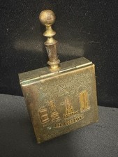 Old Brass Pocket Ashtray with