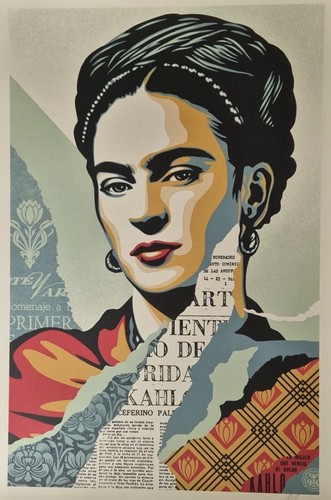 Shepard fairey frida - fairey, (obey)