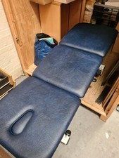 Plynth 2000 Three Section Treatment Couch. Hydraulic Lift. 