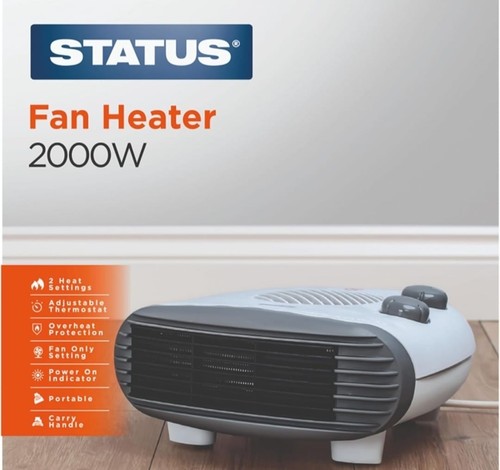 Status flat fan heater 2000w - fan,