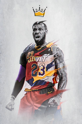 Lebron james poster - lebron,