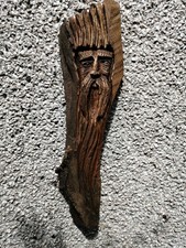 Wood Spirit Chainsaw Carving in Oak