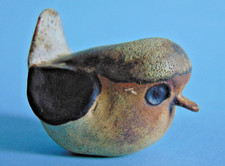 Small vintage Cornwall TREMAR Studio Pottery garden bird ornament