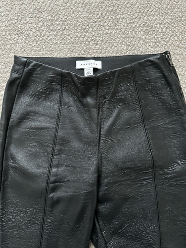 Topshop faux leather trousers - topshop,