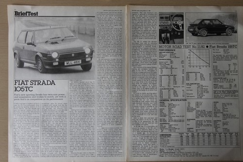 Original 1982 fiat strada - original,