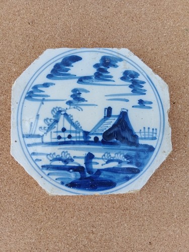 Antique dutch delft blue - dutch,