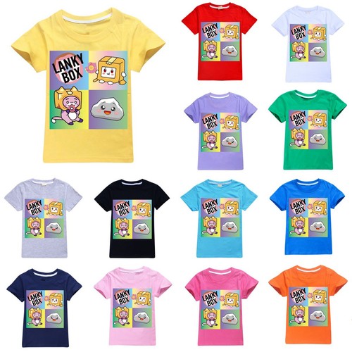 Kids lankybox cartoon shirt - lankybox, t-shirt