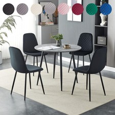 Round Dining Table and 4