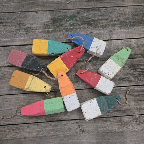 Wood lobster trap - lobster, buoy