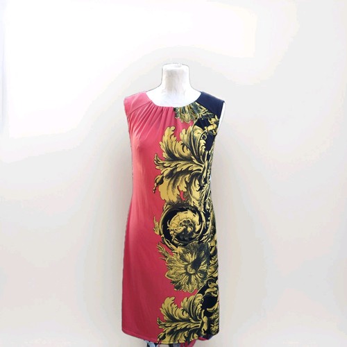 Rococo floral pattern lycra - floral,