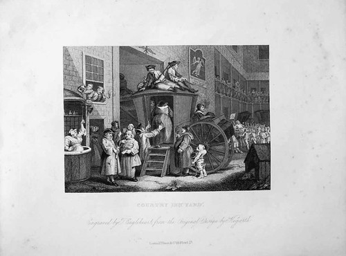 Antique old print 0880 c1833 - antique,