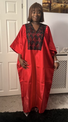 Mikado long african dress - african,