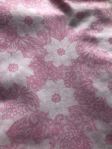 One pretty vintage floral flat - one,